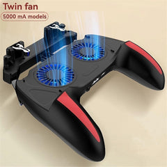 H10 Grip Gaming Controller with Dual Cooling Fans for Mobile