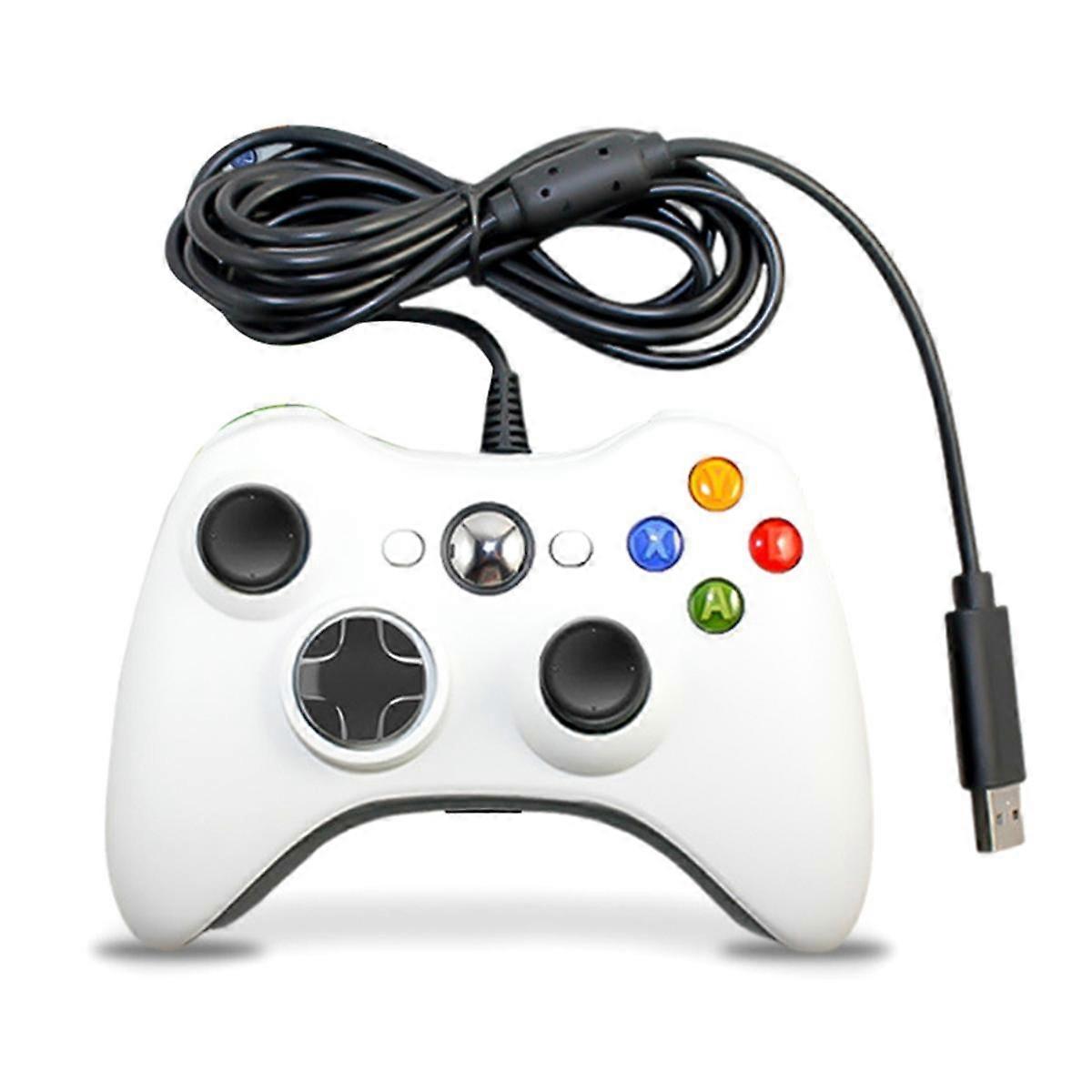 USB Wired Gamepad with Earphone Port for PC Xbox360 - B