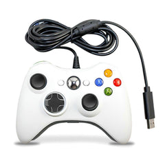 USB Wired Gamepad with Earphone Port for PC Xbox360 - B