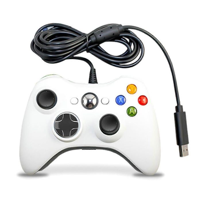 USB Wired Gamepad with Earphone Port for PC Xbox360 - B