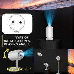 Smart 4K Projector Android Dual Band WiFi 1080P 3D Home Theater