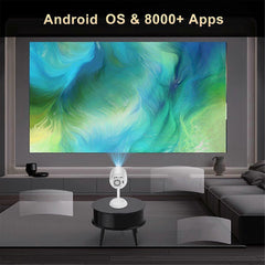 Smart 4K Projector Android Dual Band WiFi 1080P 3D Home Theater