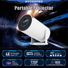 PRO 4K Projector Android 11 WiFi6 BT5.0 1280x720 Home Cinema