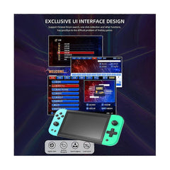 X51 Handheld Game Console 5 Inch IPS 64G 10 Simulators Two Player