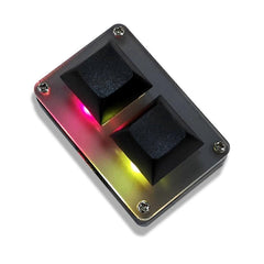 2-Key RGB OSU Gaming Keyboard Copy Paste Programmable Mechanical Keypad