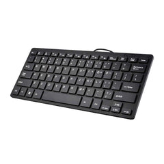 Ultra-Thin USB Compact Wired Mini Keyboard for PC Gaming