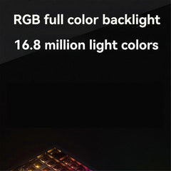 Wired Mechanical Keyboard Kit with RGB Knob Gasket Aluminum Hot-Swap