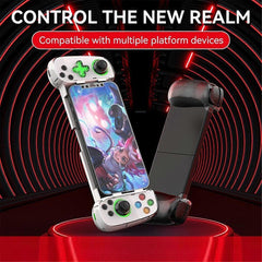 D8 Telescopic Bluetooth Controller with Turbo Gyro for Switch PC A