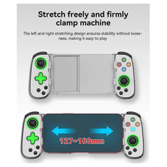 D8 Telescopic Bluetooth Controller with Turbo Gyro for Switch PC A