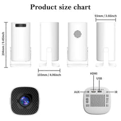 P30 Smart Projector Android 11 WiFi6 4K Support 150 ANSI