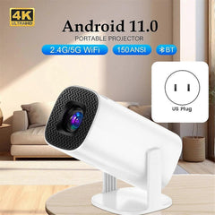 P30 Smart Projector Android 11 WiFi6 4K Support 150 ANSI