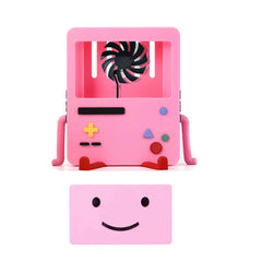 Cartoon Game Console Bracket with Cooling Fan - Version B