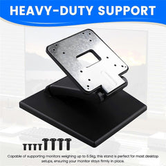 Adjustable Folding Monitor Stand for 10¨C24in Desktop Screens