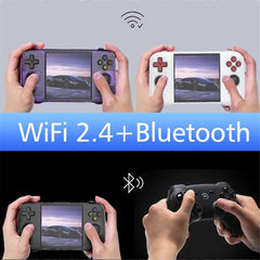 R46S Retro Game Console 4.0 Inch IPS RK3566 Linux Handheld Player