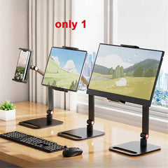 Universal 16in Metal Monitor Stand for Desktop Broadcast Use