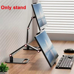 Universal 16in Metal Monitor Stand for Desktop Broadcast Use