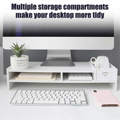 Monitor Stand Riser Shelf Organizer for PC Laptop Desktop