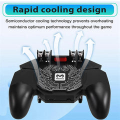 MEMO DL100 6-Finger Cooling Gamepad with Rechargeable Pad