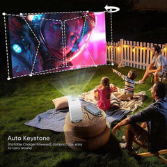 Mini Projector 4K TYPE-C 400 ANSI WiFi BT5.2 270¡ã Rotatable