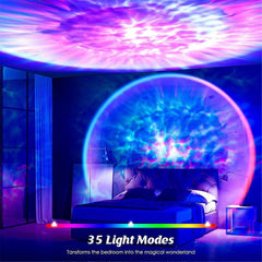 Galaxy Projector LED Nebula Sunset Night Light with Remote