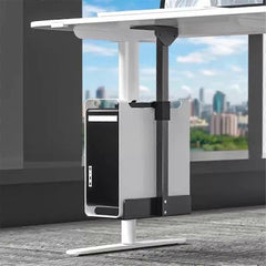 Under Desk Adjustable PC Case Mount Stand Bracket Holder A