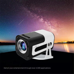 JY320 Mini Projector 720P Android 13 4K Support, 180 ANSI
