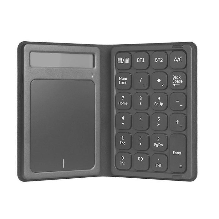 Foldable Bluetooth Numeric Keyboard with Touchpad 3-in-1 Wireless Keypad