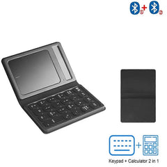 Foldable Bluetooth Numeric Keyboard with Touchpad 3-in-1 Wireless Keypad
