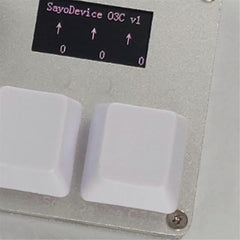 O3C 3-Button Magnetic Panel Gaming Keyboard Pressure 32-50gf Compatible