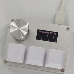 O3C 3-Button Magnetic Panel Gaming Keyboard Pressure 32-50gf Compatible