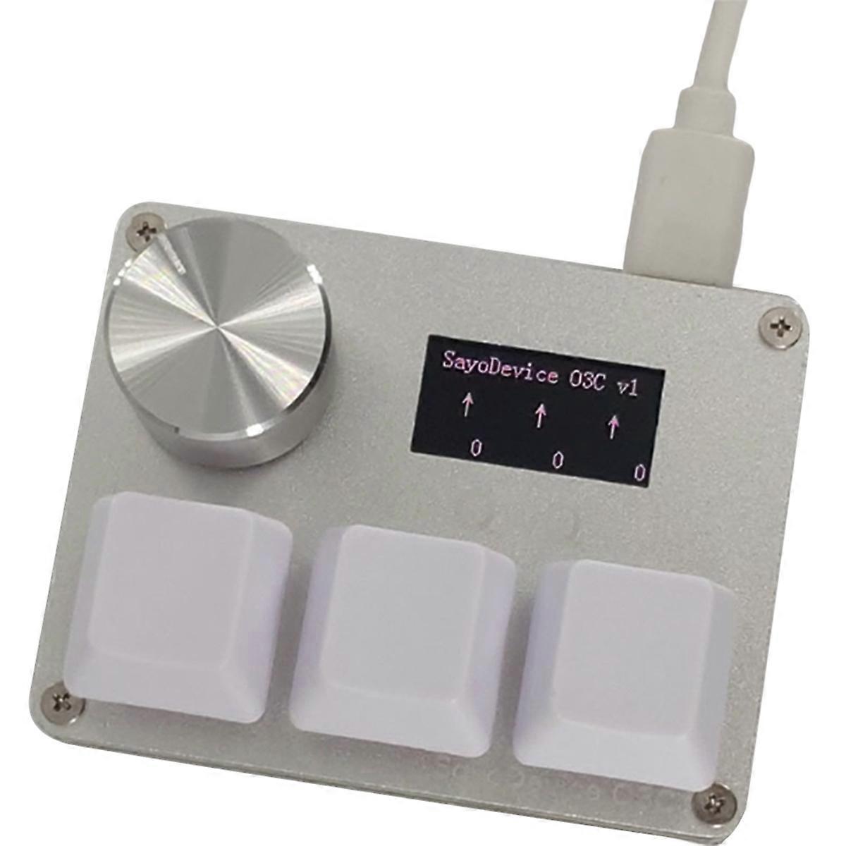 O3C 3-Button Magnetic Panel Gaming Keyboard Pressure 32-50gf Compatible
