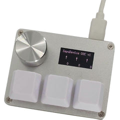 O3C 3-Button Magnetic Panel Gaming Keyboard Pressure 32-50gf Compatible