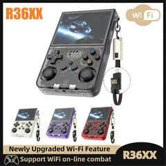 R36XX Retro Game Console 3.5 Inch 64G 14000+ Games WiFi Linux Player