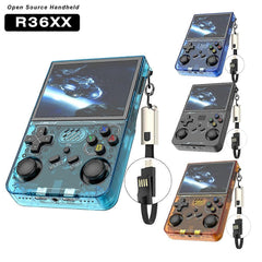 R36XX Retro Game Console 3.5 Inch 64G 14000+ Games WiFi Linux Pocket