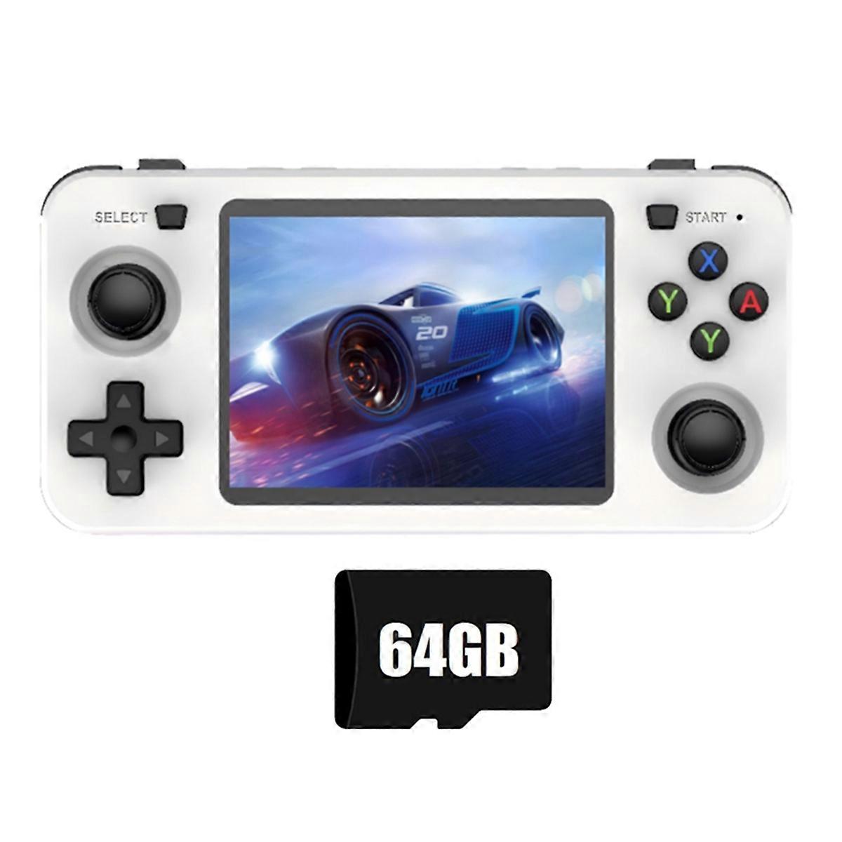 R36H Retro Game Console 3.5 Inch 64G 20000+ Games Linux for Kids