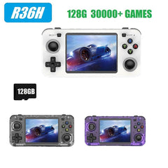 R36H Retro Game Console 3.5 Inch 128G 30000+ Games Linux for Kids