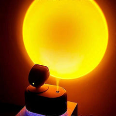 Sunset Projection Lamp Humidifier with Light and Silent Mist Mode