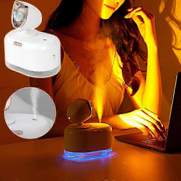 Sunset Projection Lamp Humidifier with Light and Silent Mist Mode