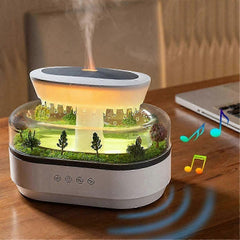 Landscape Aromatherapy Humidifier with LED Light for Bedroom