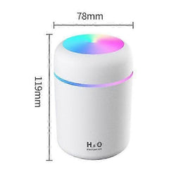 300ml USB Ultrasonic Cup Humidifier with Romantic Light