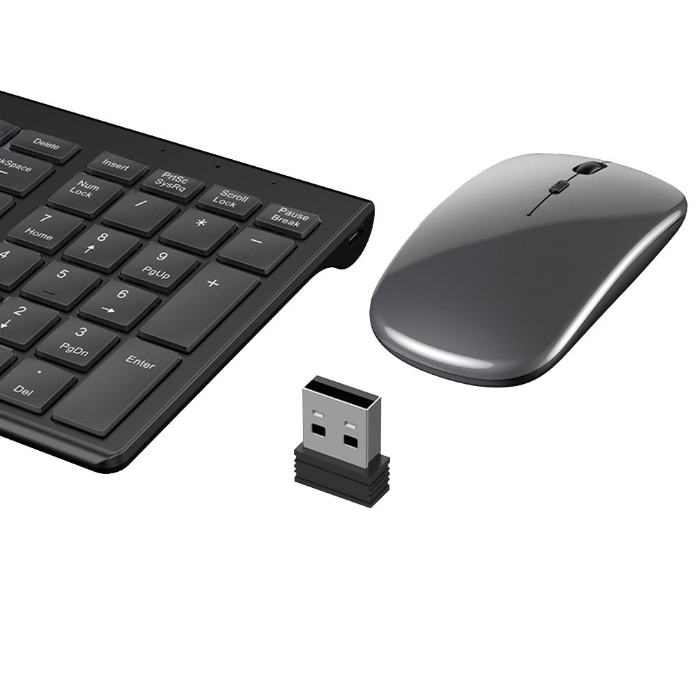 Colorful Round Wireless Keyboard and Mouse Combo Set