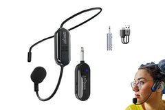 2.4G Wireless Headset Microphone with 50M Range System