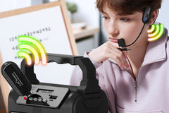 2.4G Wireless Headset Microphone with 50M Range System