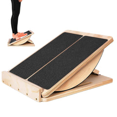 2-in-1 Adjustable Slant Board and Calf Stretcher Incline Board