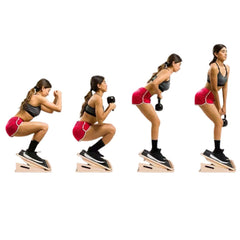 2-in-1 Adjustable Slant Board and Calf Stretcher Incline Board