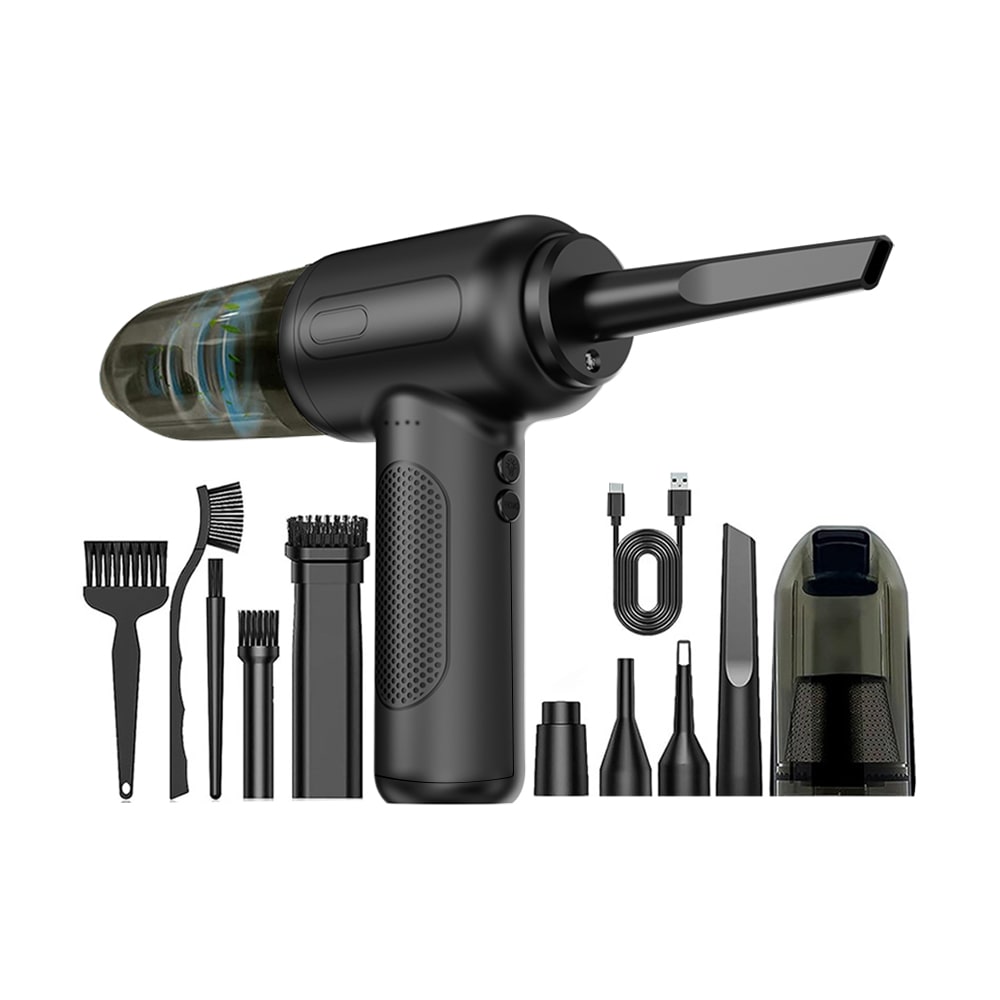 2-in-1 Cordless Air Duster and Vacuum Cleaner - Compressed Air Blower
