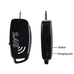 2-in-1 UHF Wireless Headset Microphone - Cordless Professional Mic