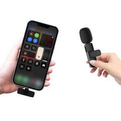 2Pcs Wireless Lavalier Microphones - Lightning for Live Streaming