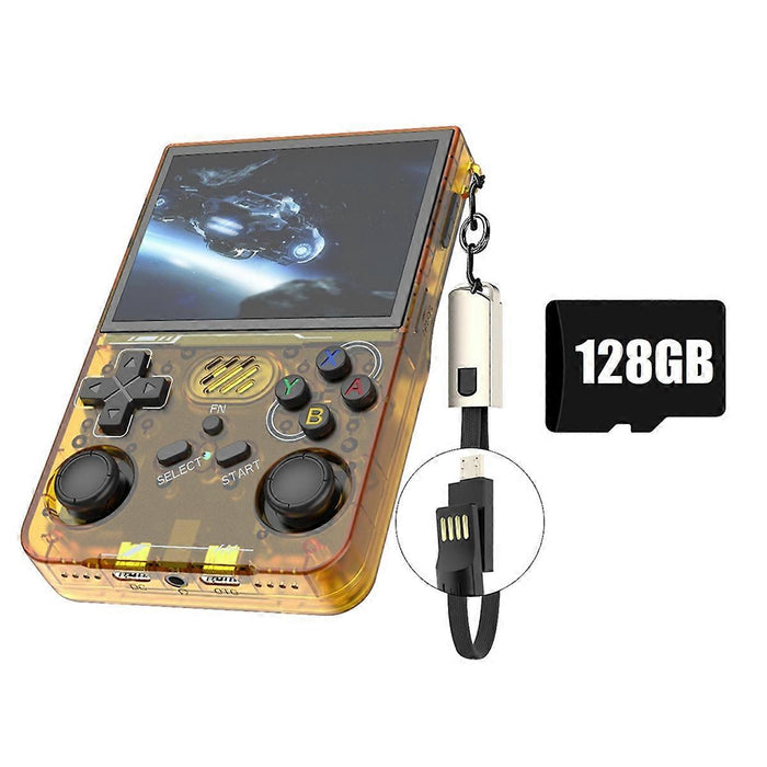 R36XX Retro Game Console 3.5 Inch 128G 30000+ Games WiFi Linux Pocket