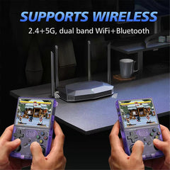 R36XX Retro Game Console 3.5 Inch 64G 20000+ Games WiFi Linux Player